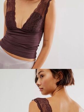 Free People Power Play Cami Bittersweet